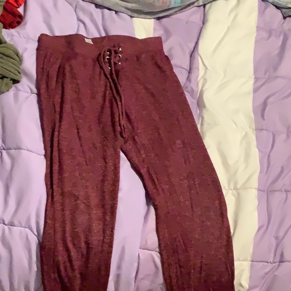 Justice Active Burgundy Apparel
